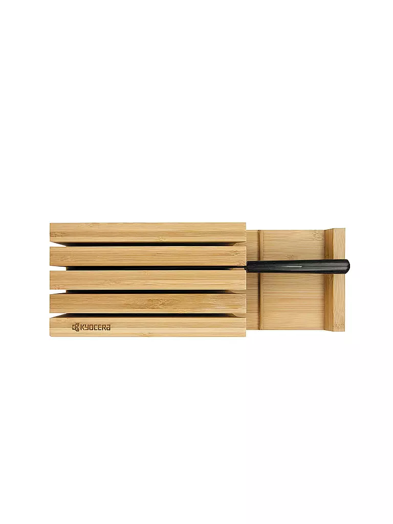 KYOCERA | Messerblock Bambus / Natur | braun