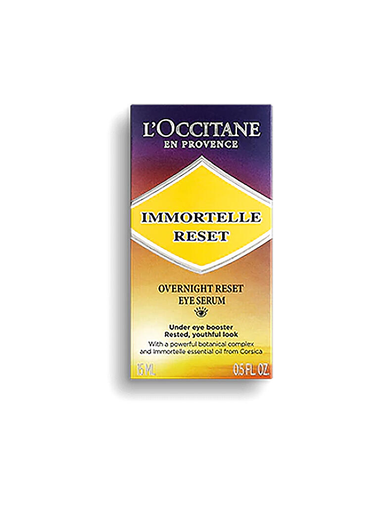L'OCCITANE | Immortelle Overnight Reset Augenserum 15ml | keine Farbe