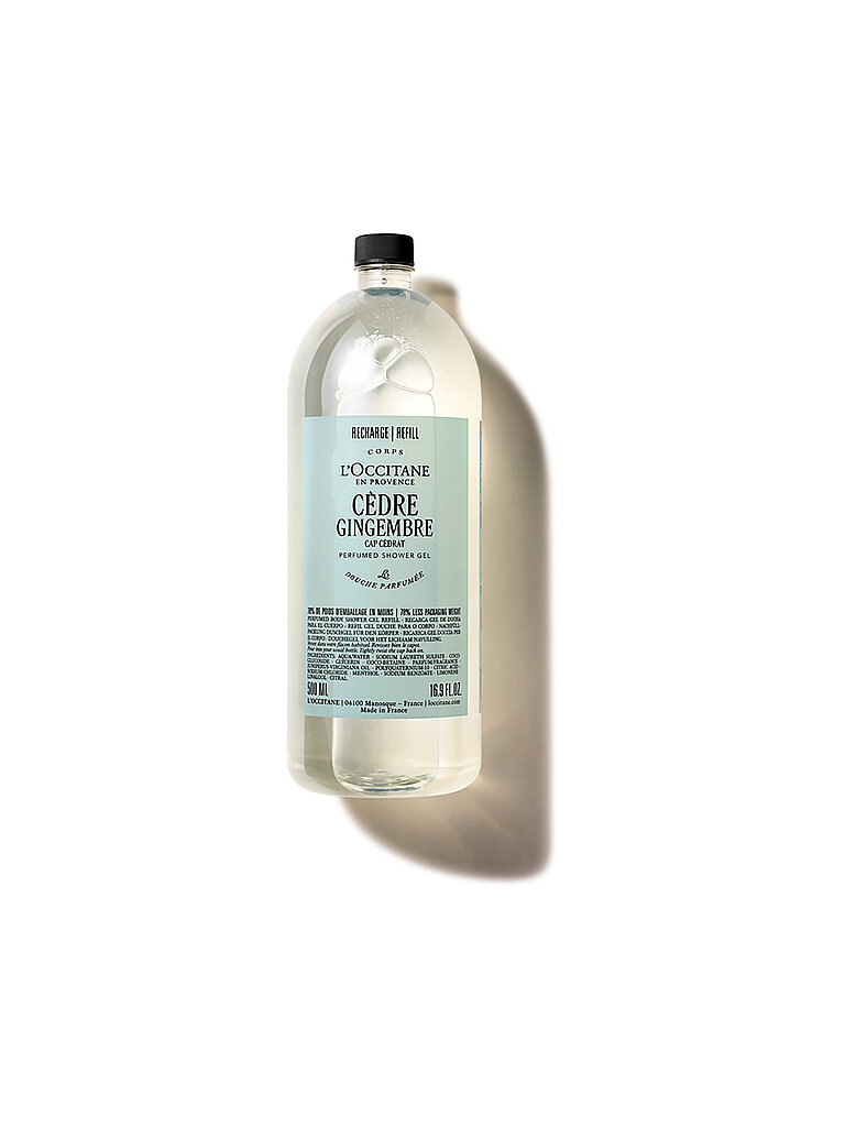 L'Occitane Cèdre Gingembre Duftduschgel Nachfüllpackung 500 ml