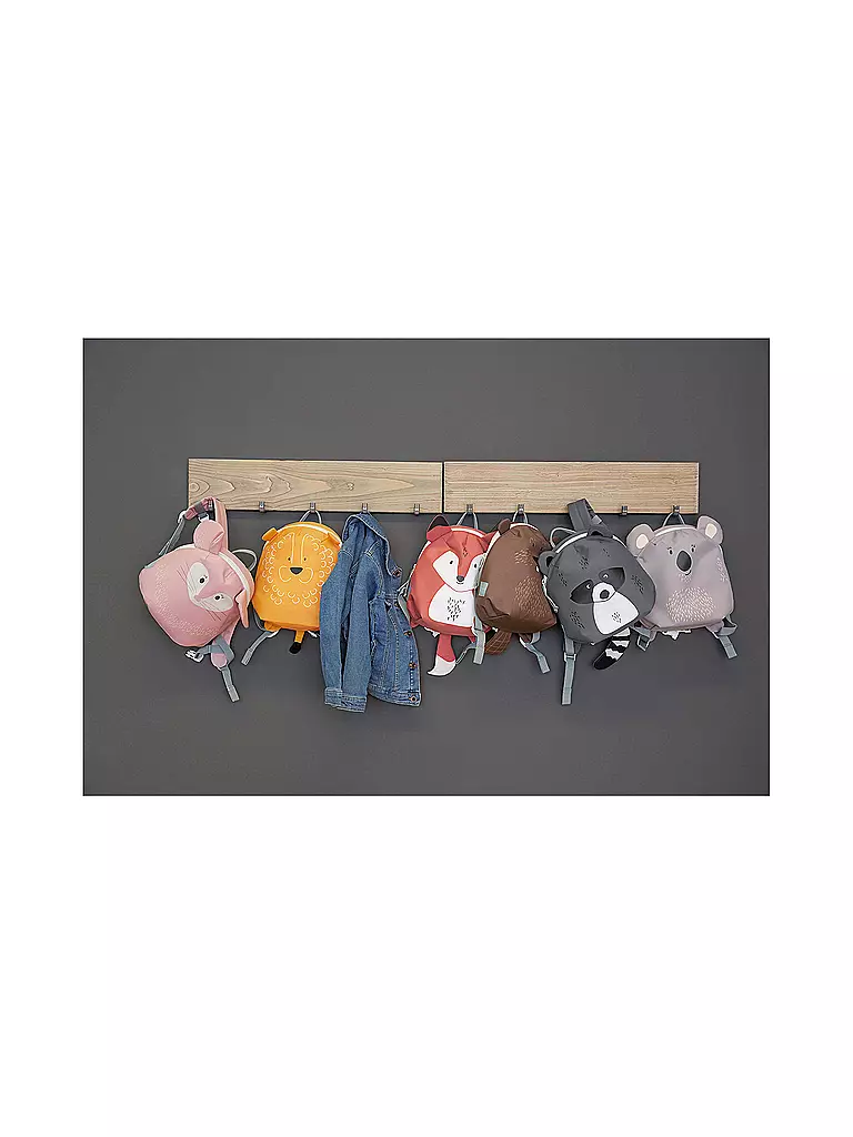 LÄSSIG | Kindergarten Rucksack Tiny About Friends Chinchilla | rosa