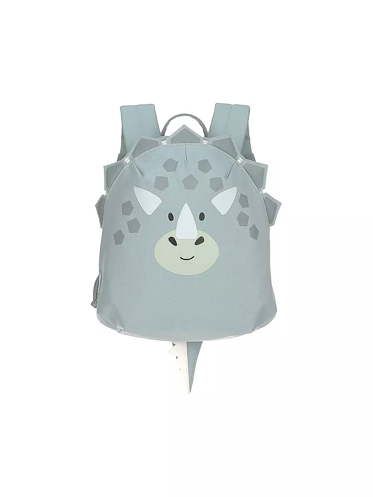 LÄSSIG | Kindergarten Rucksack Tiny About Friends Dino | grau