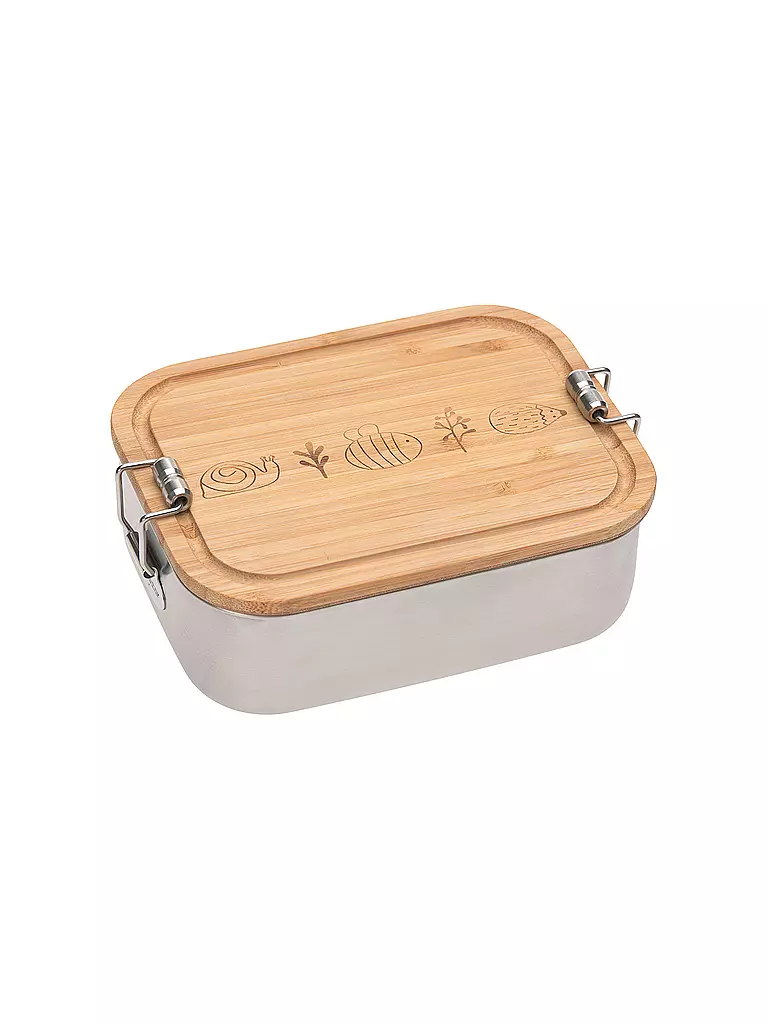 LÄSSIG | Lunchbox - Frischhaltedose Bamboo Garden Explorer | keine Farbe