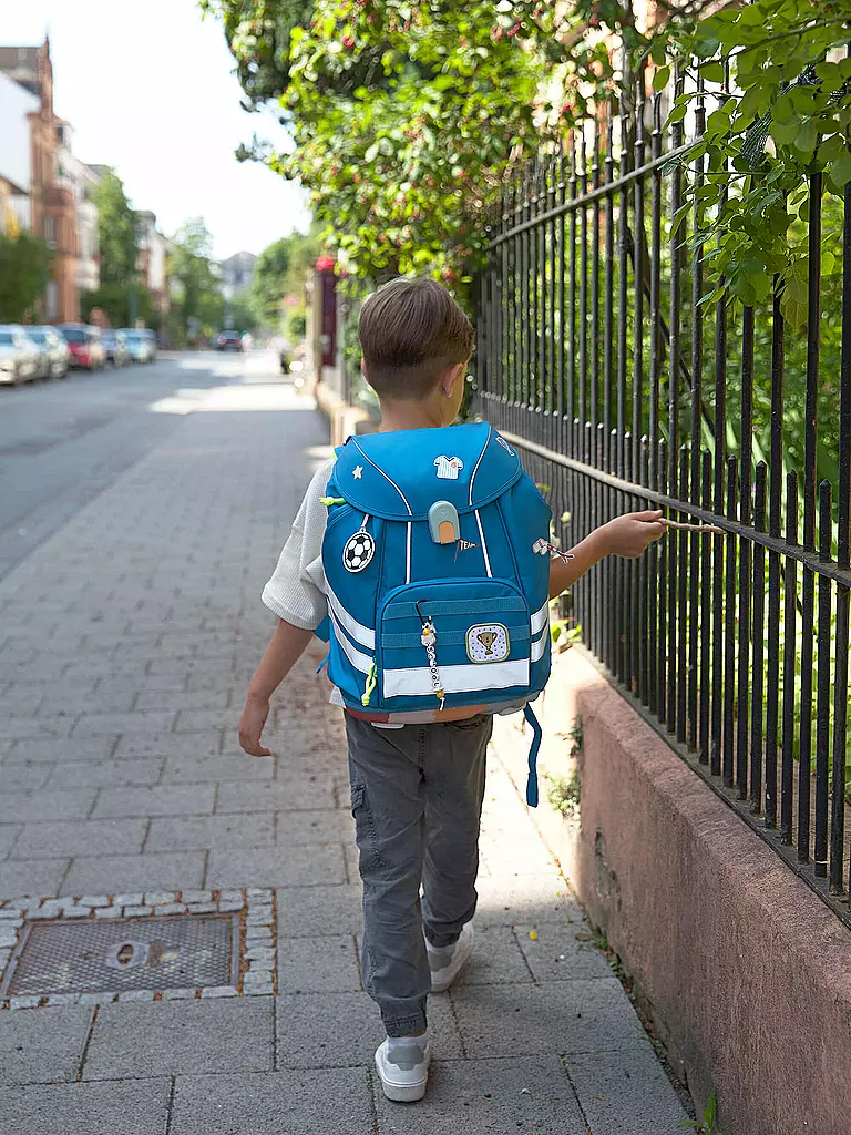 LÄSSIG | Schultaschen Set 7tlg Flexy Unique Blue | blau