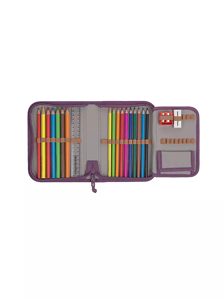 LÄSSIG | Schultaschen Set 8tlg Flexy Unique Ehrlich Brothers (Special Edition) | rot
