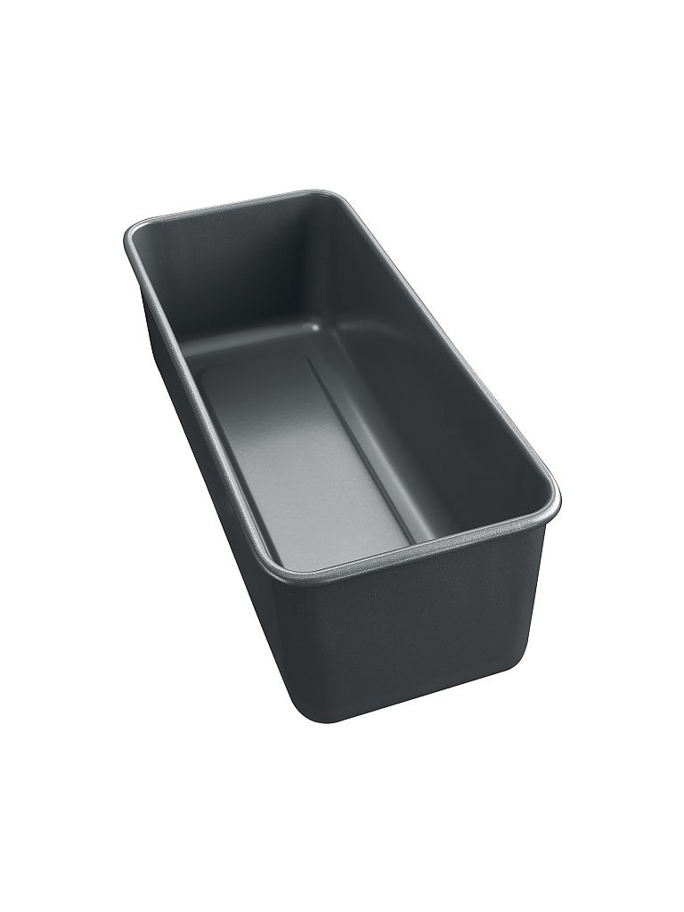 Original Kaiser La Forme Plus Backform Kastenform 30 cm, Brotbackform antihaftbeschichtet, Emailleboden, Kastenform Kuchen/ Brote, sauerteigbeständig, Schwarz
