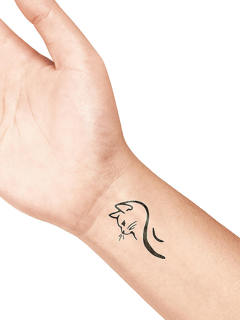 LA DOT | Tattoo Stone Medium Cat ( 80 )  | transparent