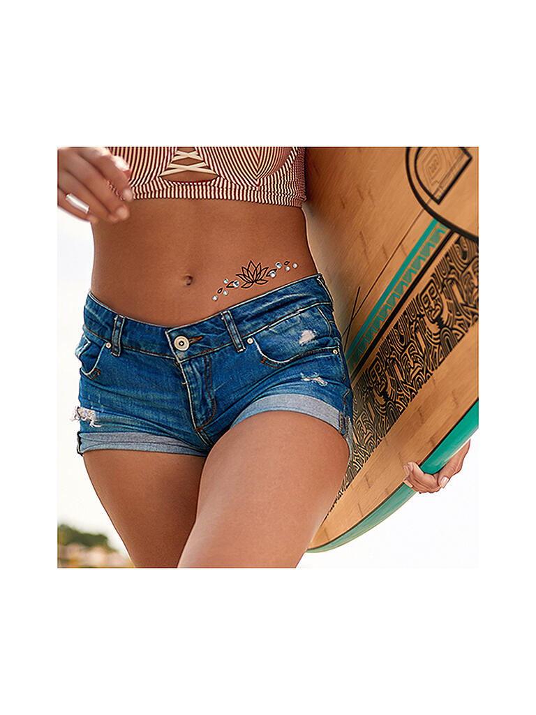 LA DOT | Tattoo Stone Small Lotus Flower (46)  | transparent