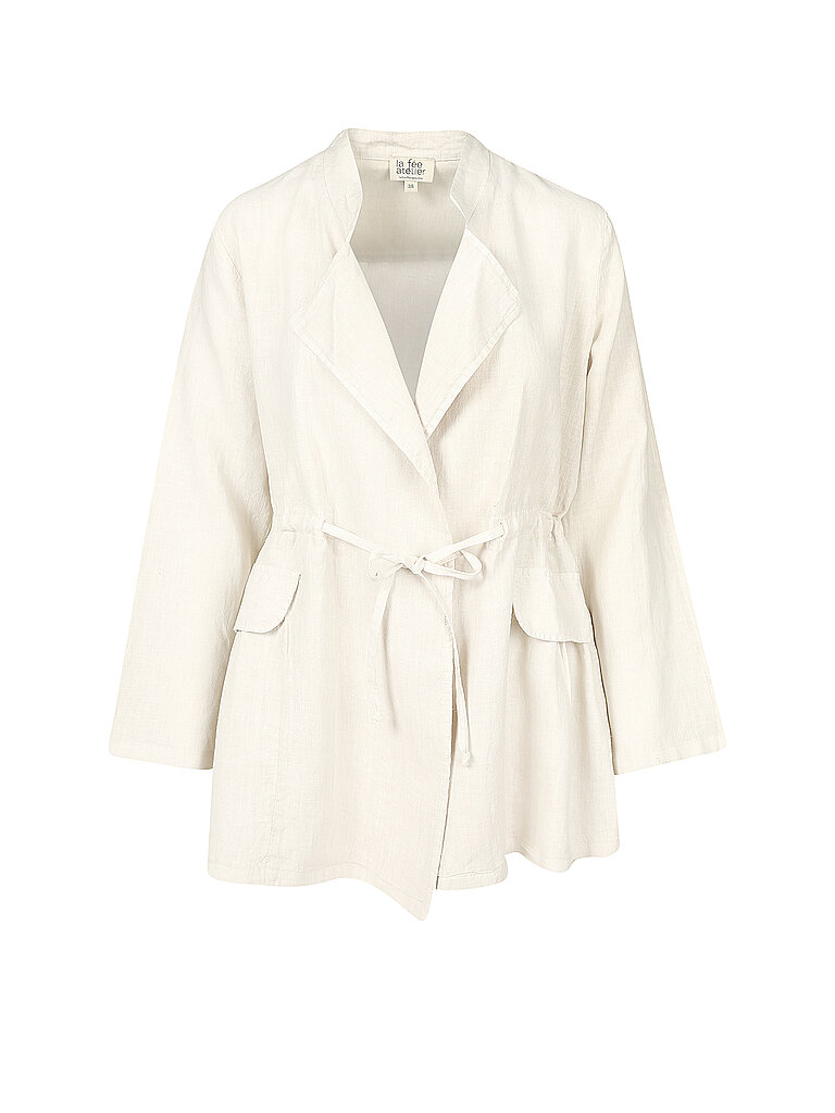 LA FEE ATELIER Leinen Blazer Leila creme | 34