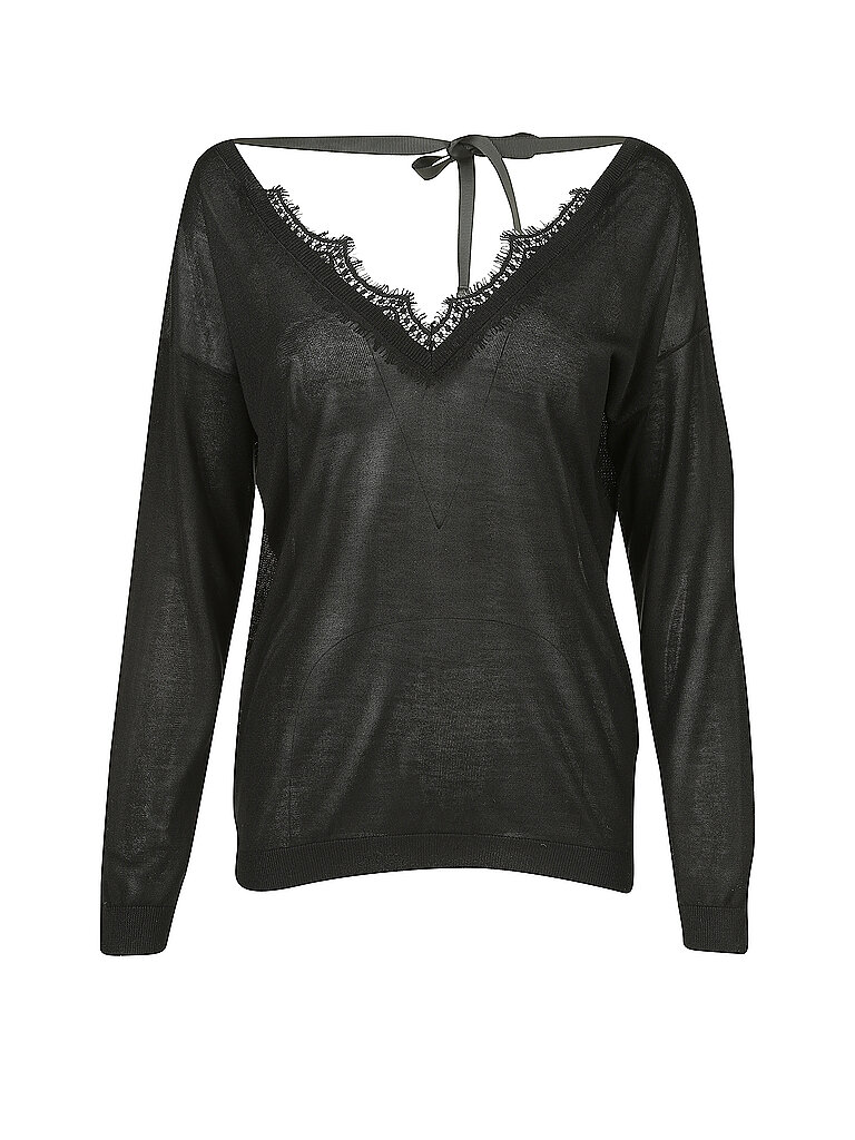 LA FEE MARABOUTEE Pullover Barbarea schwarz | XS