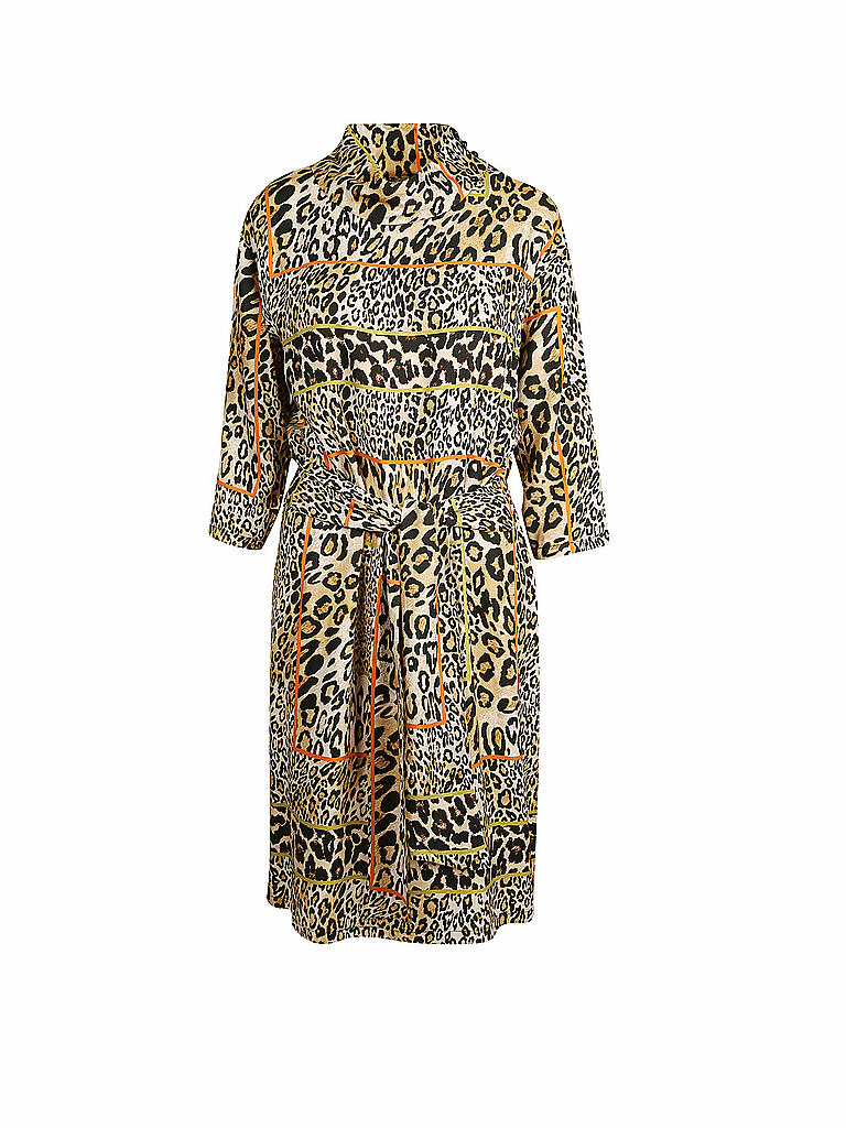 Robe LA FEE MARABOUTEE Gris Camel - Taille 38 - Coton/Élasthanne - Fabriquée En Italie - TBE