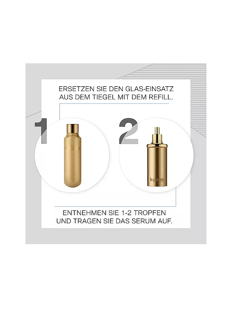 LA PRAIRIE | Gesichtsserum Pure Gold Radiance Concentrate Replenishment Refill 30ml | keine Farbe