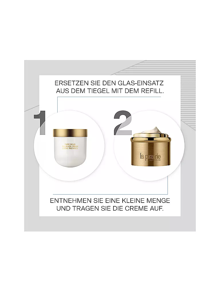 LA PRAIRIE | Pure Gold Radiance Cream Refill 50ml | keine Farbe
