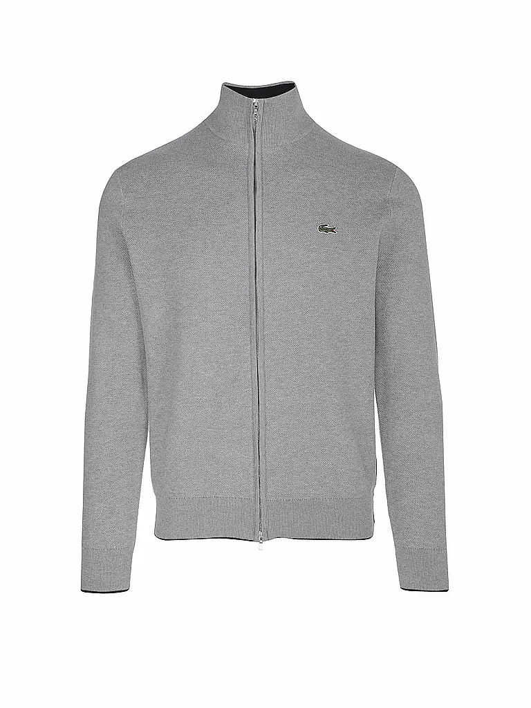 LACOSTE | 'Strickjacke | grau