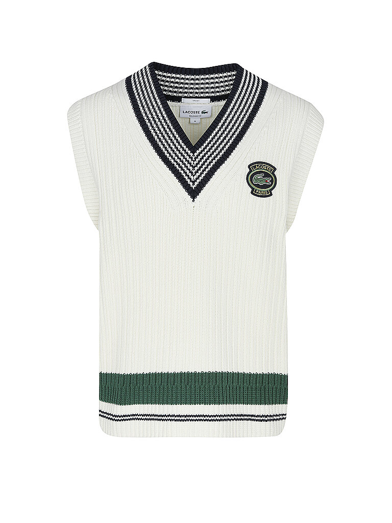 lacoste pullunder  creme | xs