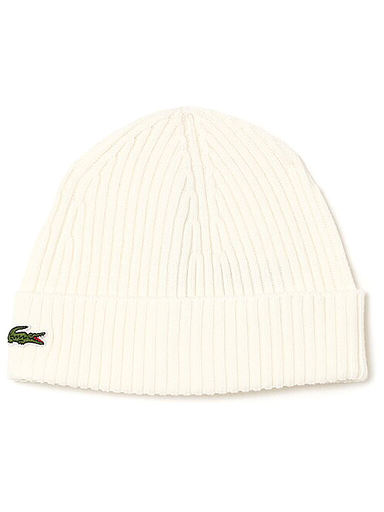 LACOSTE Mütze - Beanie creme | ONE SIZE