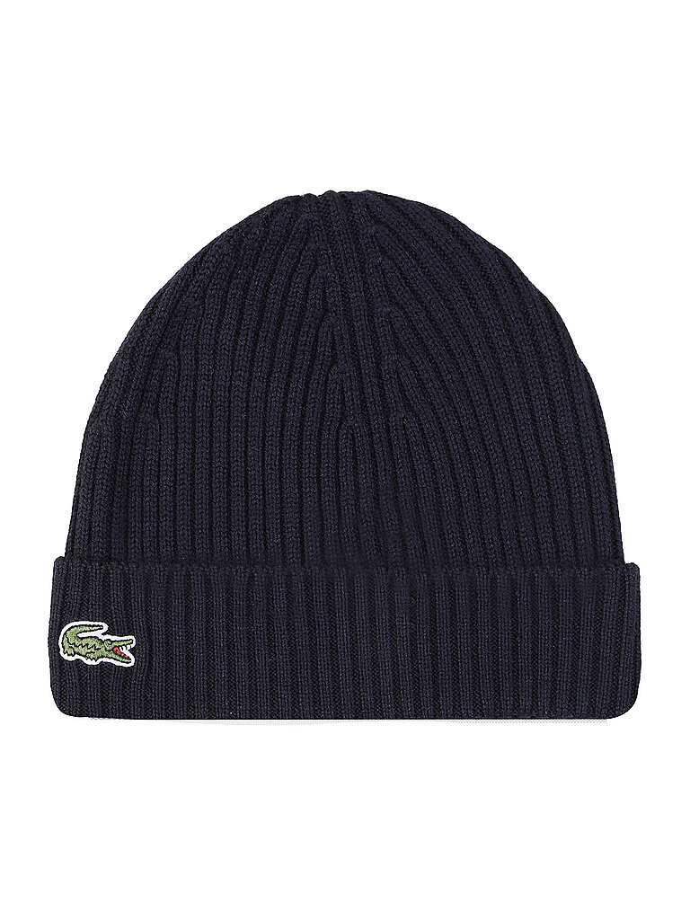 LACOSTE Mütze - Beanie dunkelblau | ONE SIZE