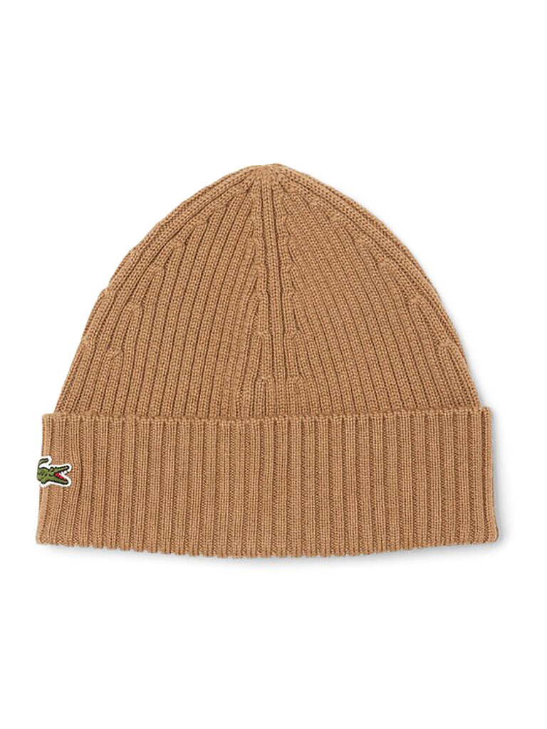 LACOSTE Mütze - Beanie braun