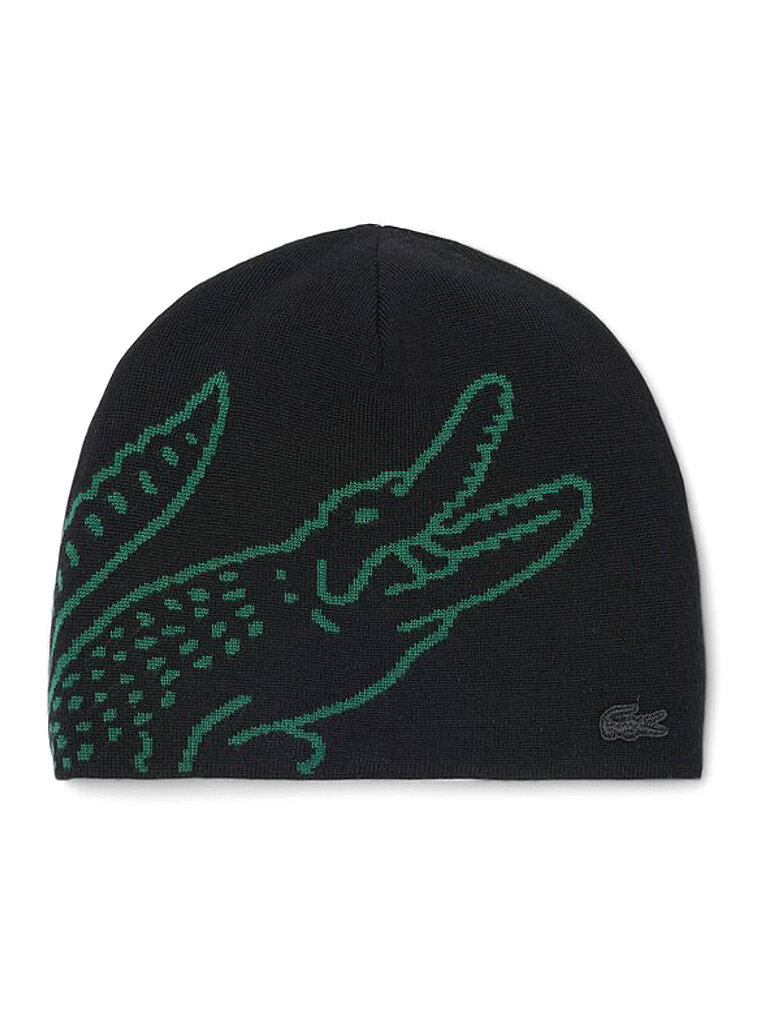 LACOSTE Mütze - Haube  schwarz | ONE SIZE