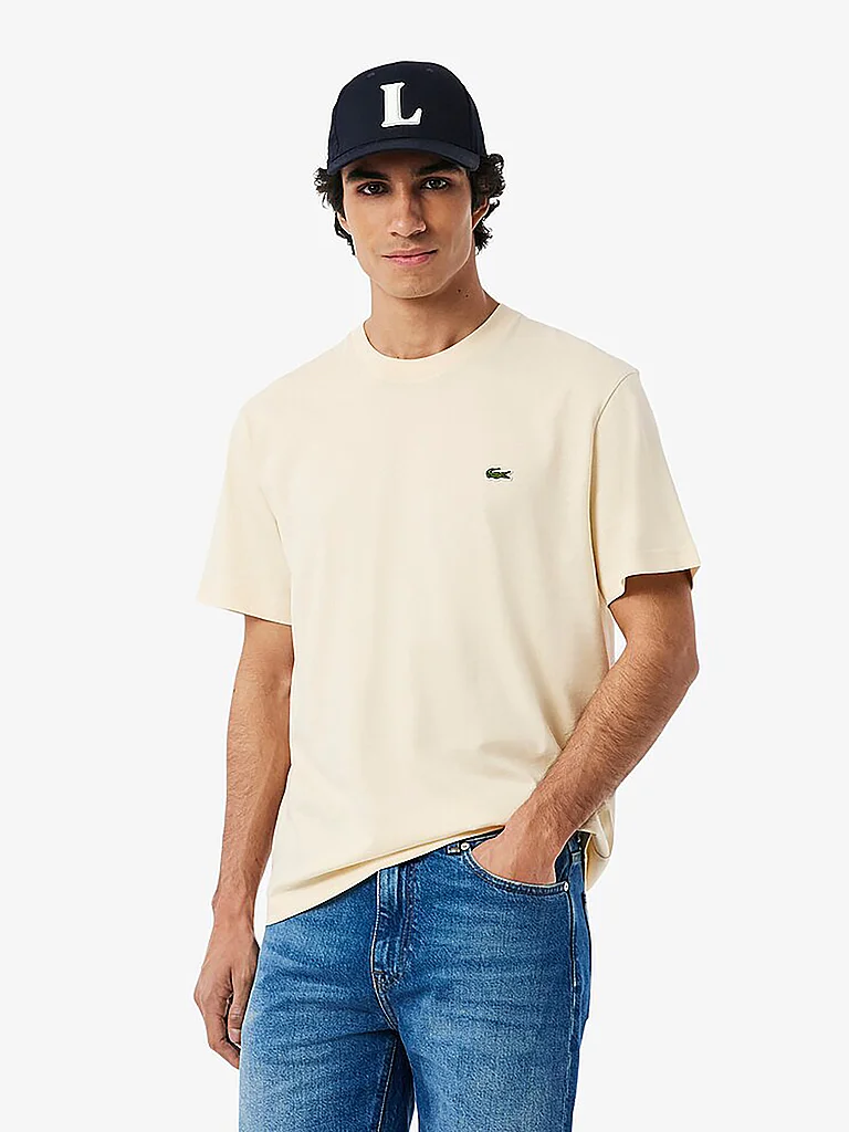 Lacoste T-Shirt Beige | Xxl-image