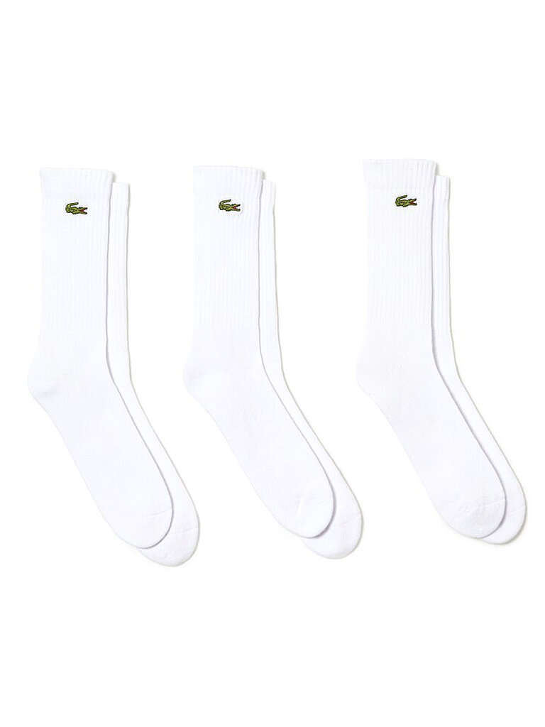 Lacoste Sport Herren RA4182 Socken, Blanc/Blanc-Blanc, 39/42