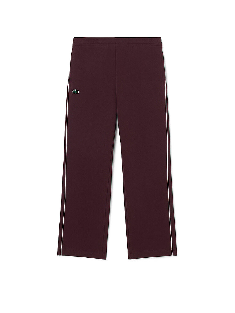 LACOSTE Jogginghose  dunkelrot | S