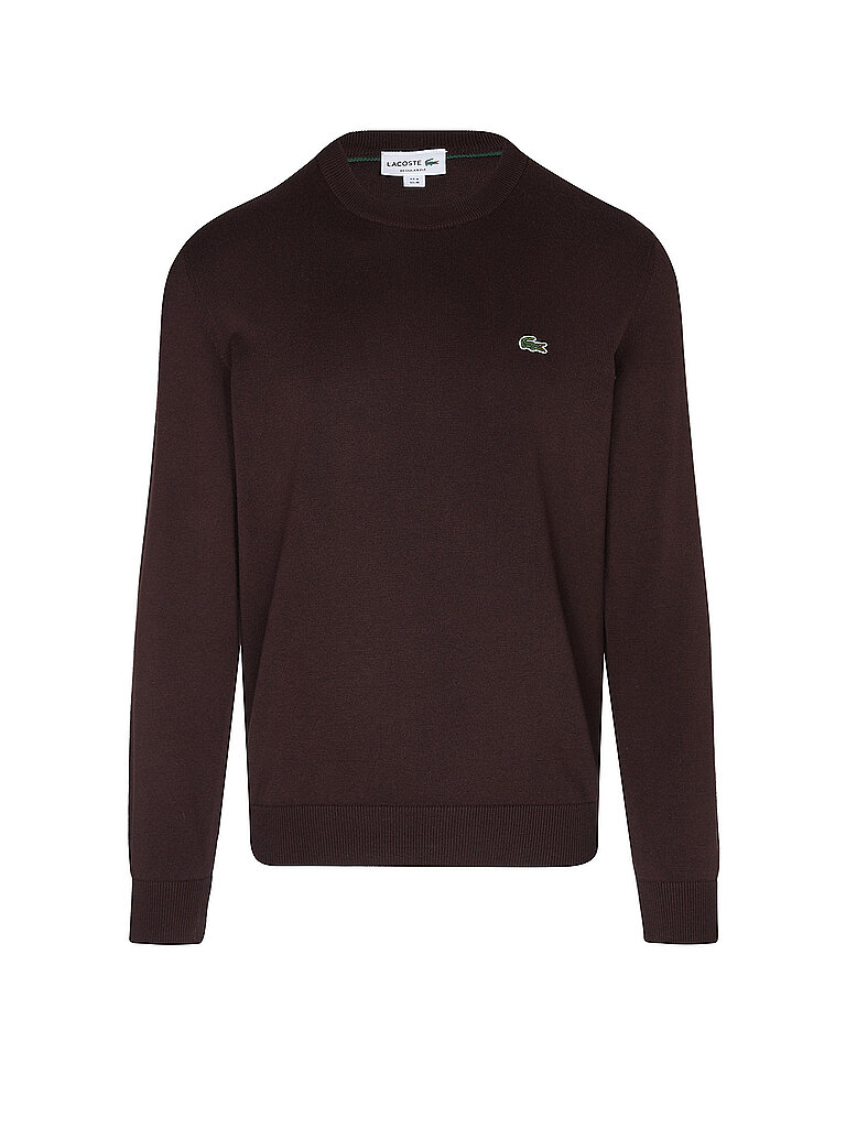 LACOSTE Pullover  dunkelrot | S
