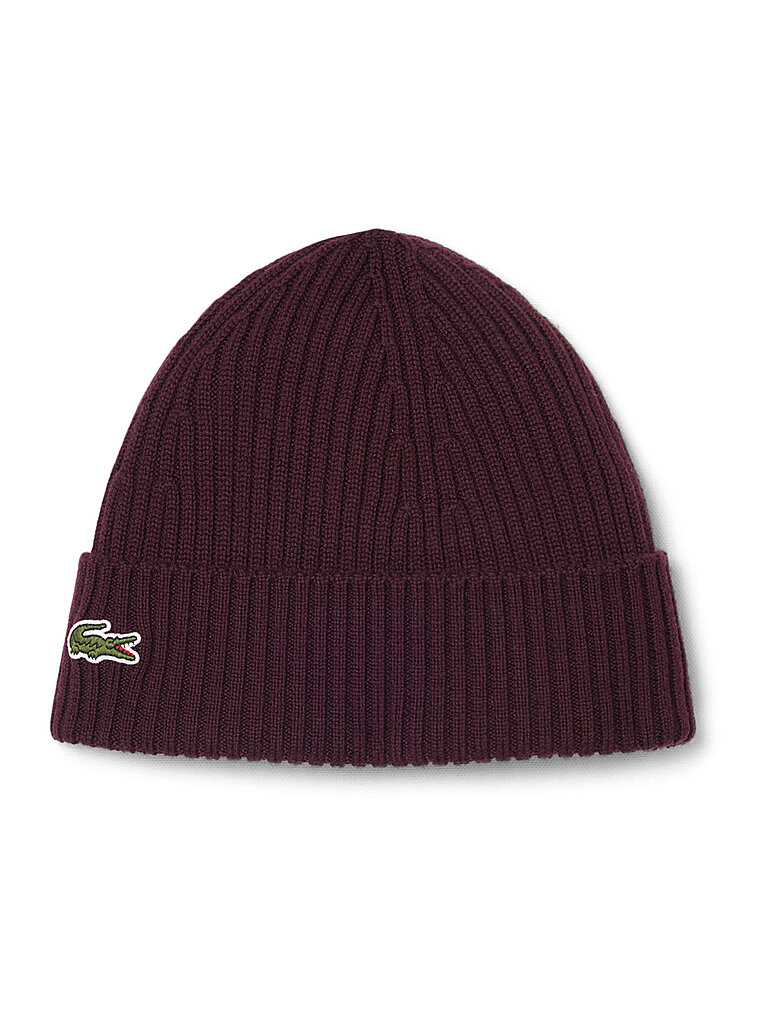 LACOSTE Mütze - Haube  dunkelrot | ONE SIZE