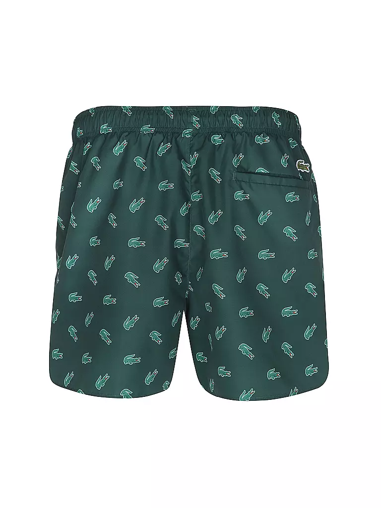 LACOSTE | Badeshorts  | dunkelgrün