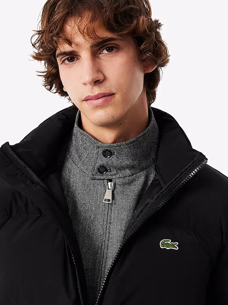 LACOSTE | Daunensteppjacke | schwarz