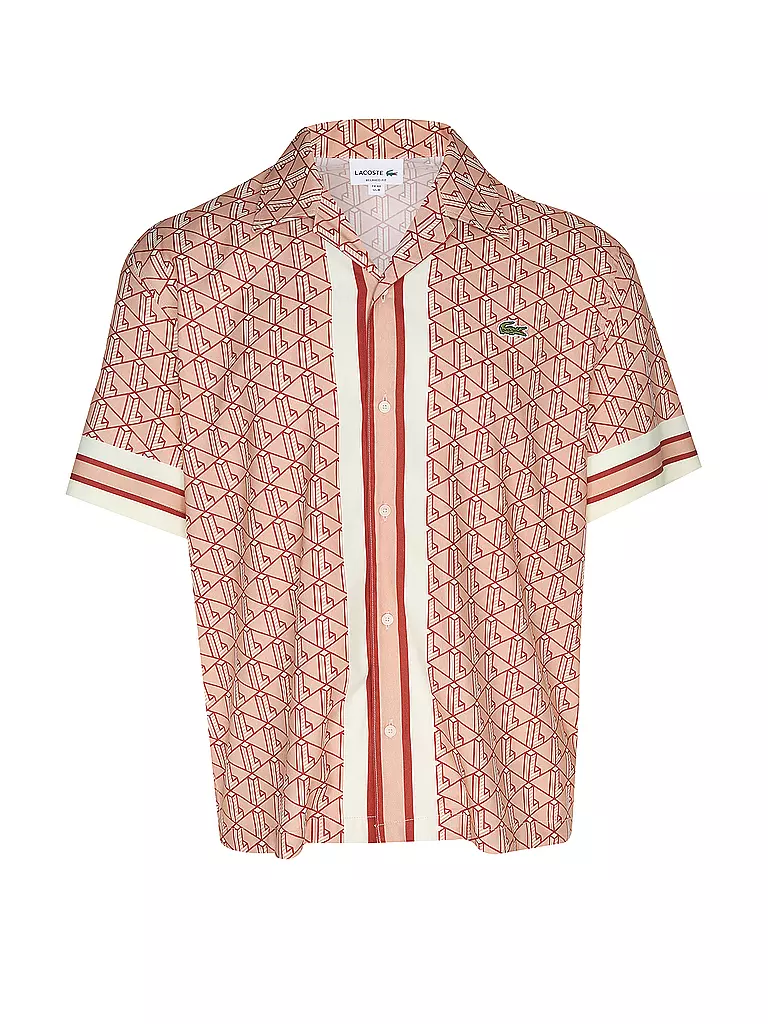 LACOSTE | Hemd Relaxed Fit | rosa