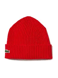 LACOSTE | Mütze - Beanie | rot