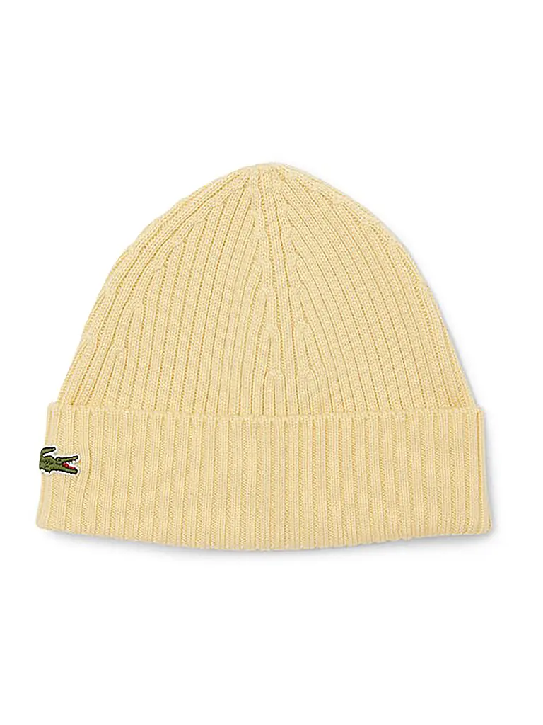 LACOSTE | Mütze - Beanie | beige