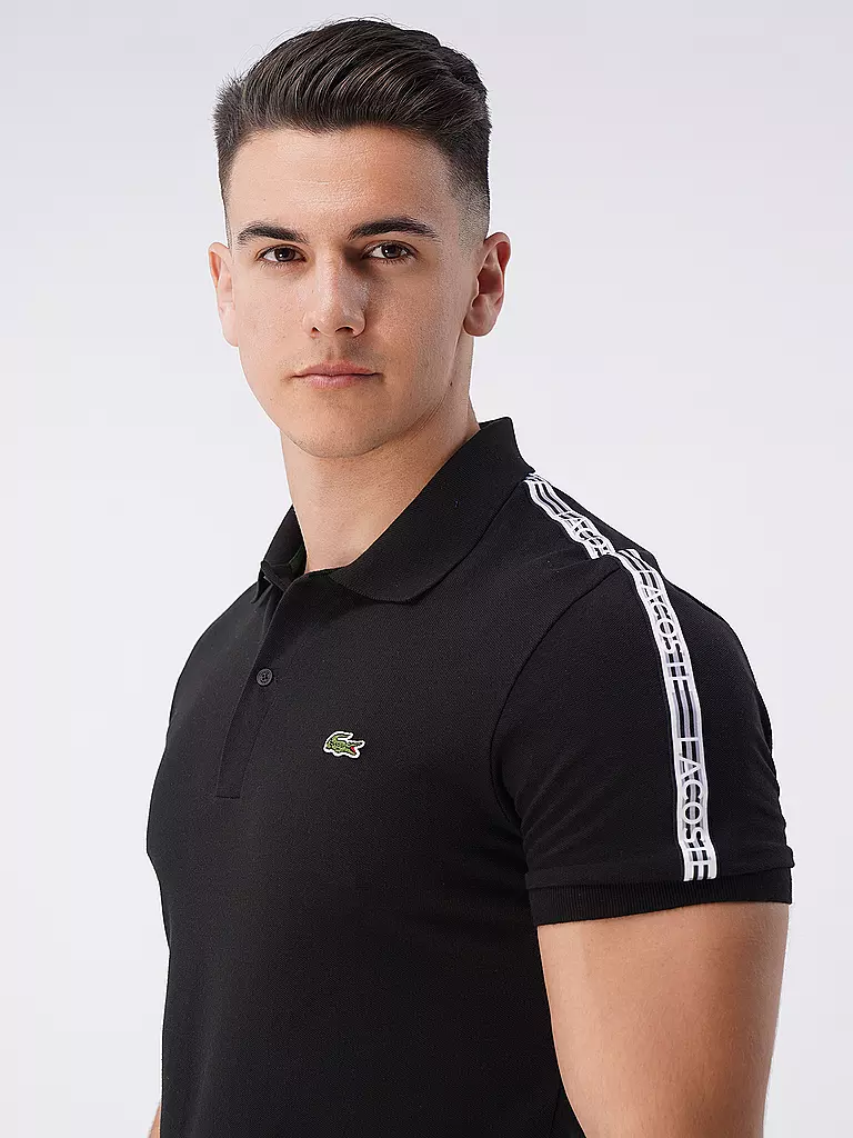 LACOSTE | Poloshirt  | schwarz