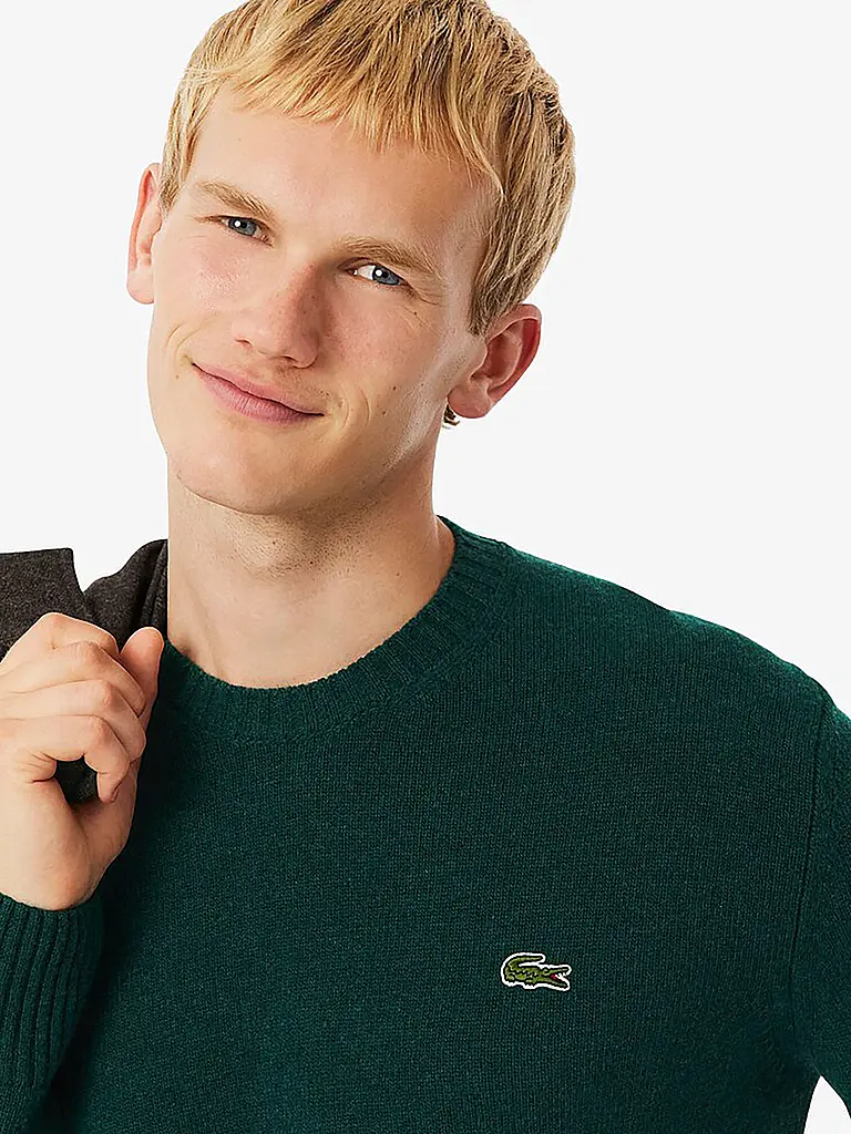 LACOSTE | Pullover  | dunkelgrün
