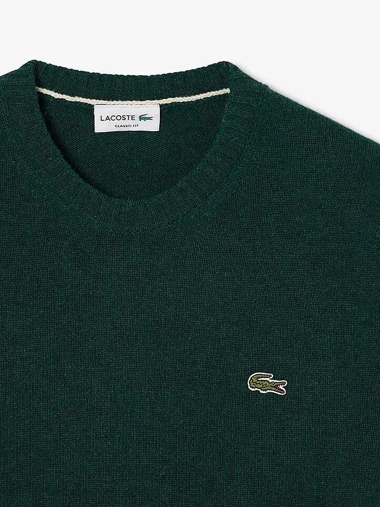 LACOSTE | Pullover  | dunkelgrün