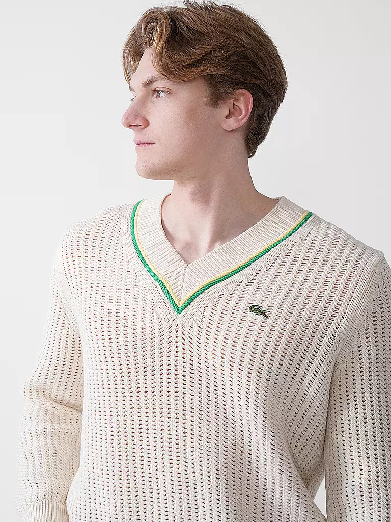LACOSTE | Pullover | creme