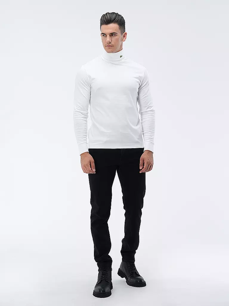 LACOSTE | Rollkragenshirt | weiss