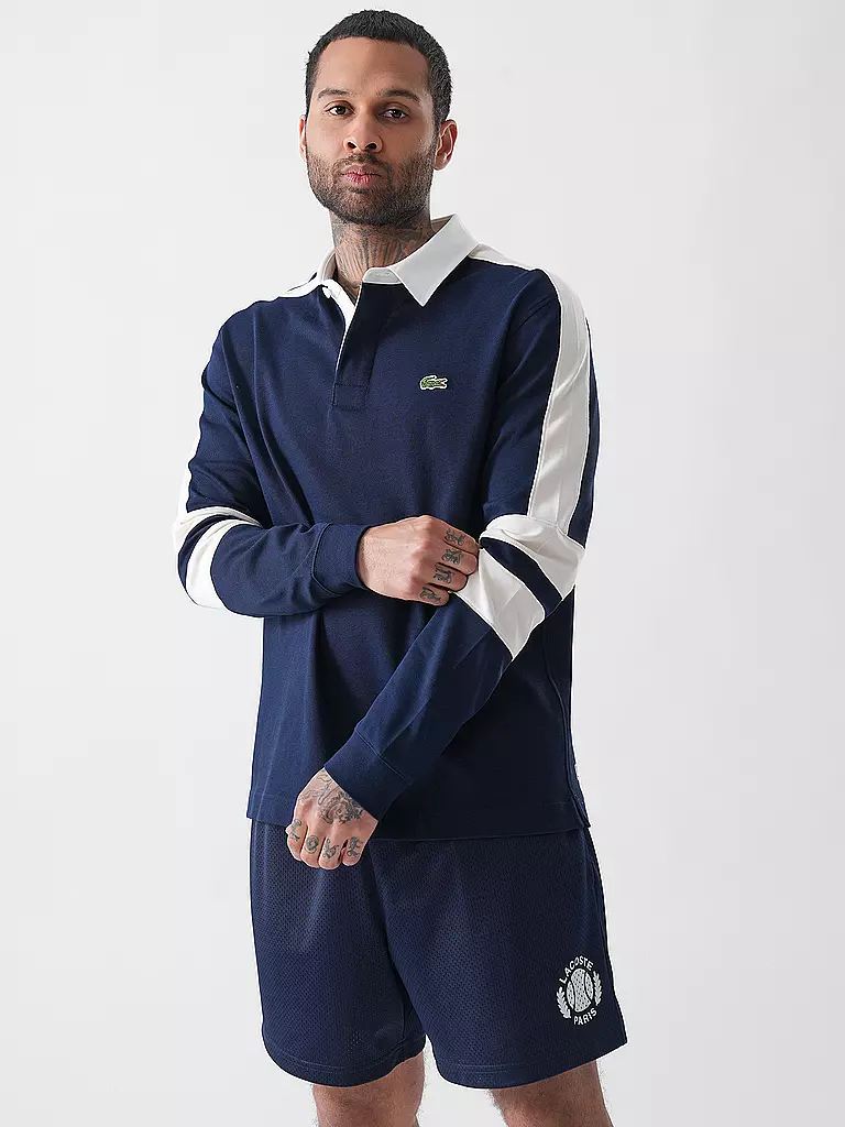 LACOSTE | Rugby Shirt | dunkelblau