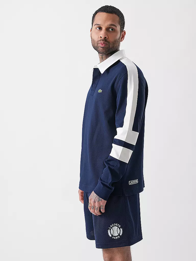 LACOSTE | Rugby Shirt | dunkelblau
