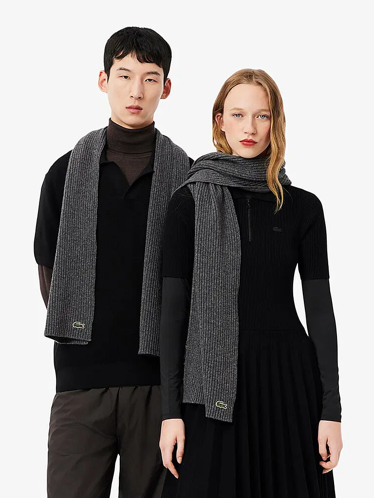 LACOSTE | Schal  | grau