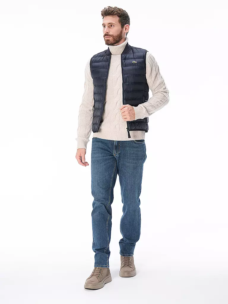 LACOSTE | Steppgilet | blau