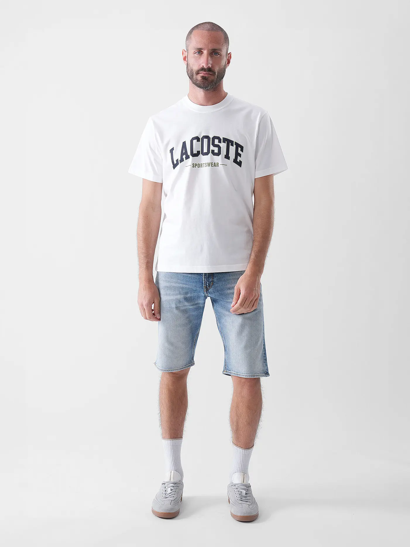 LACOSTE | T-Shirt  | weiss