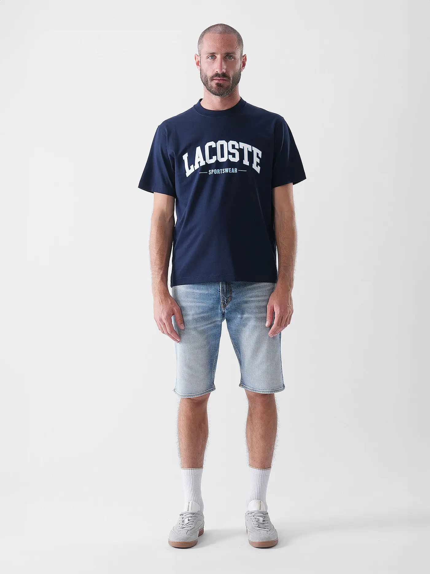 LACOSTE | T-Shirt  | dunkelblau