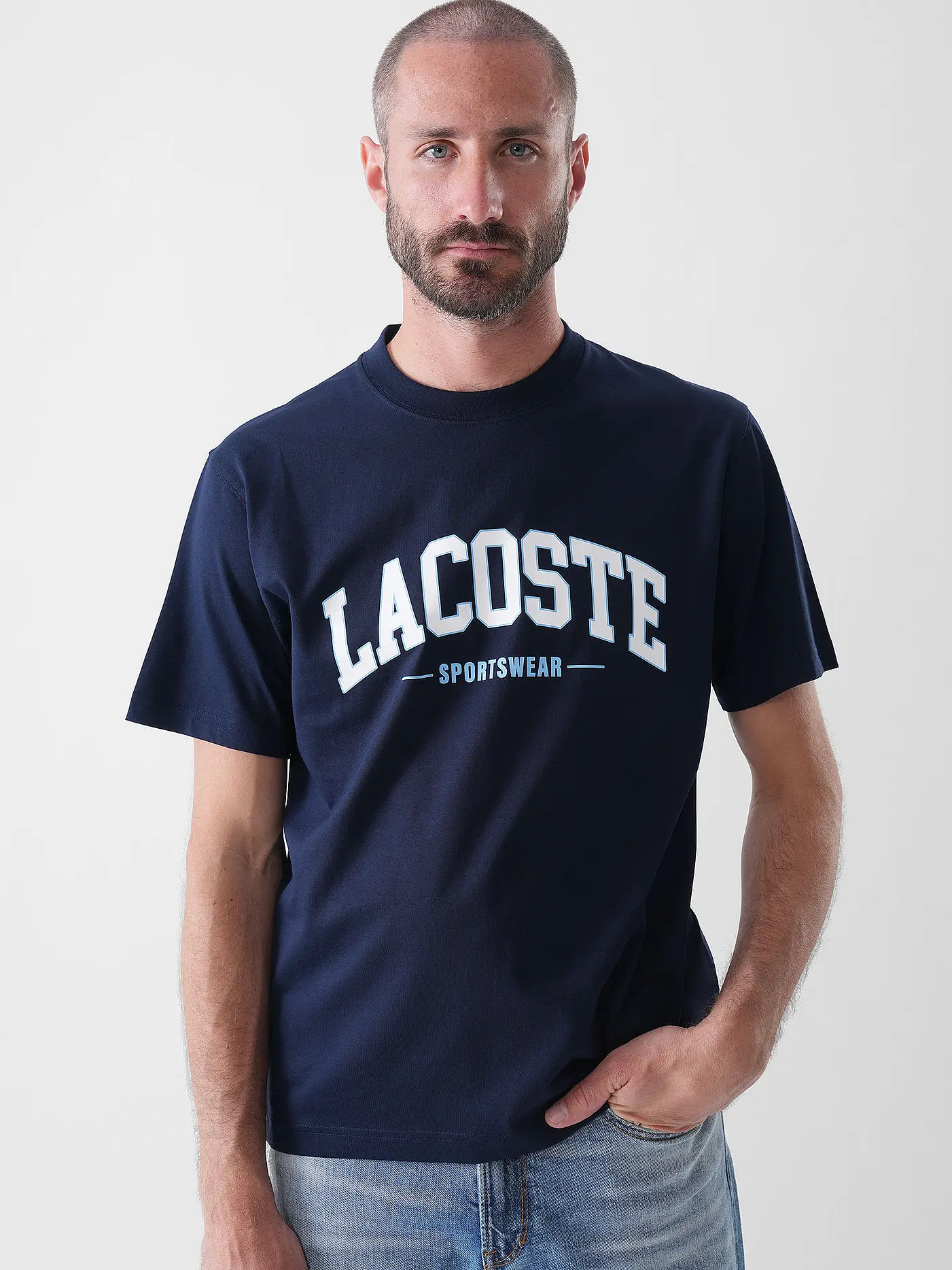 LACOSTE | T-Shirt  | dunkelblau