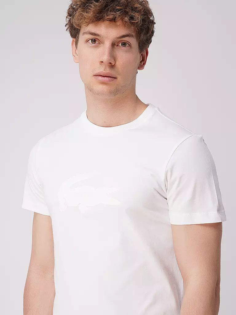 LACOSTE | T-Shirt  | weiss