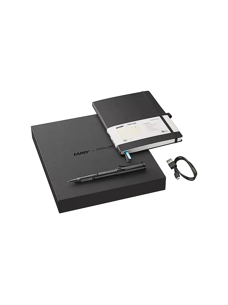LAMY | LAMY safari all black ncode Set Digital Writing all-black | schwarz