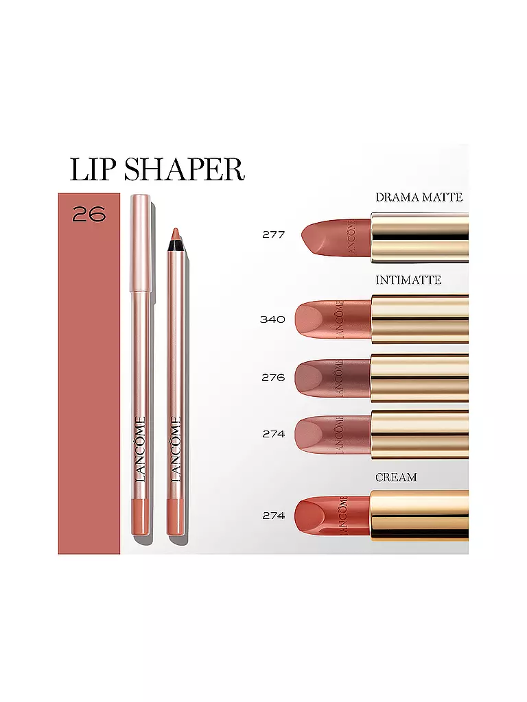 LANCÔME | Lippenkonturenstift - Lip Idôle Lip Shaper Creamy Matte Lip Liner (26 Don't be chai) | camel