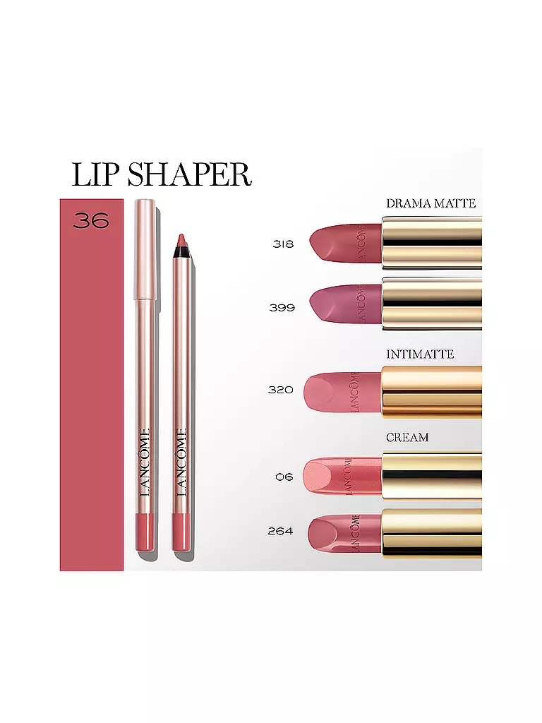 LANCÔME | Lippenkonturenstift - Lip Idôle Lip Shaper Creamy Matte Lip Liner (36 Nude Now) | hellbraun