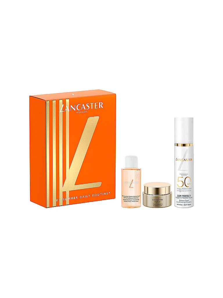 LANCASTER Geschenkset - Haut- und Sonnenpflege-Routine SPF 50 Trio 50ml / 30ml / 15ml