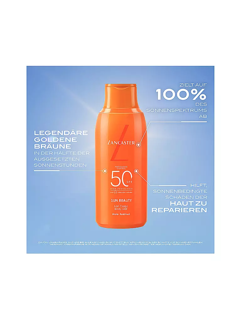 LANCASTER | Body Milk SPF30 175ml | keine Farbe